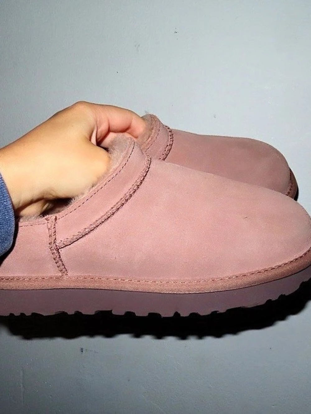 UGG Classic Ultra Mini Platform Slippers in Caribou US 6